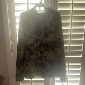 lululemon athletica Black and Cream Hoodie